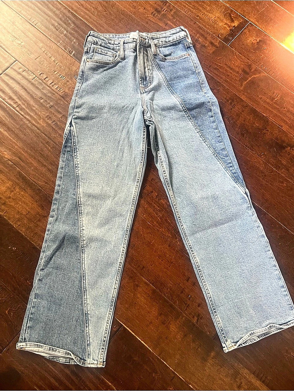 Dear John Fiona Wide Leg Jeans Blue Waist 26